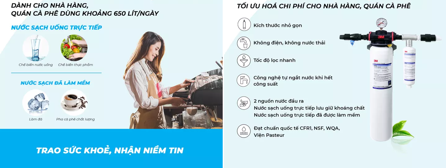 Máy lọc nước dùng trong thương mại 3M DP190