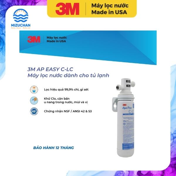 may-loc-nuoc-3m-ap-easy-c-lc Máy Lọc Nước 3M AP Easy C-LC Dành Cho Tủ Lạnh