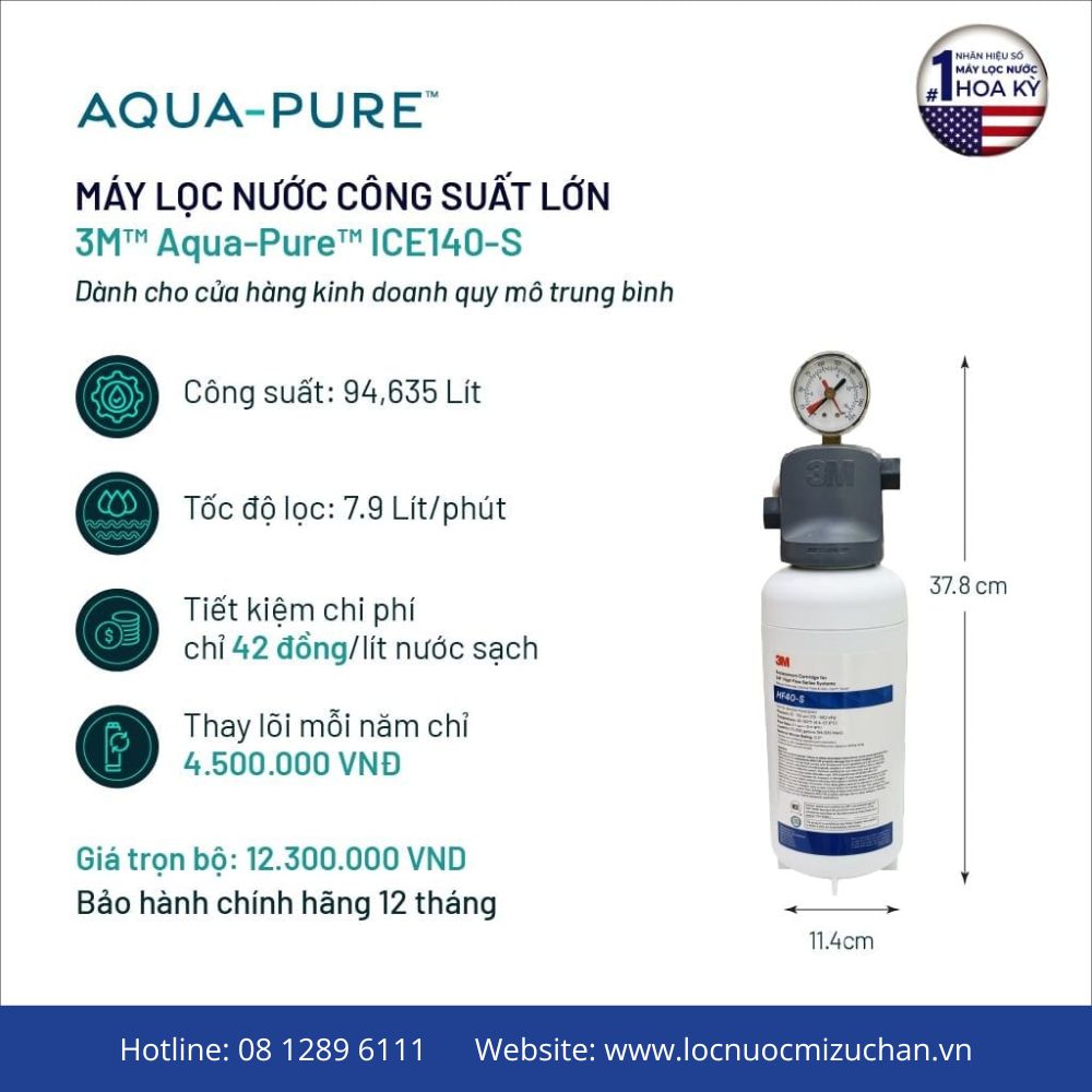 may-loc-nuoc-3m-aquapure-ice140s Máy lọc nước 3M ICE 140-S