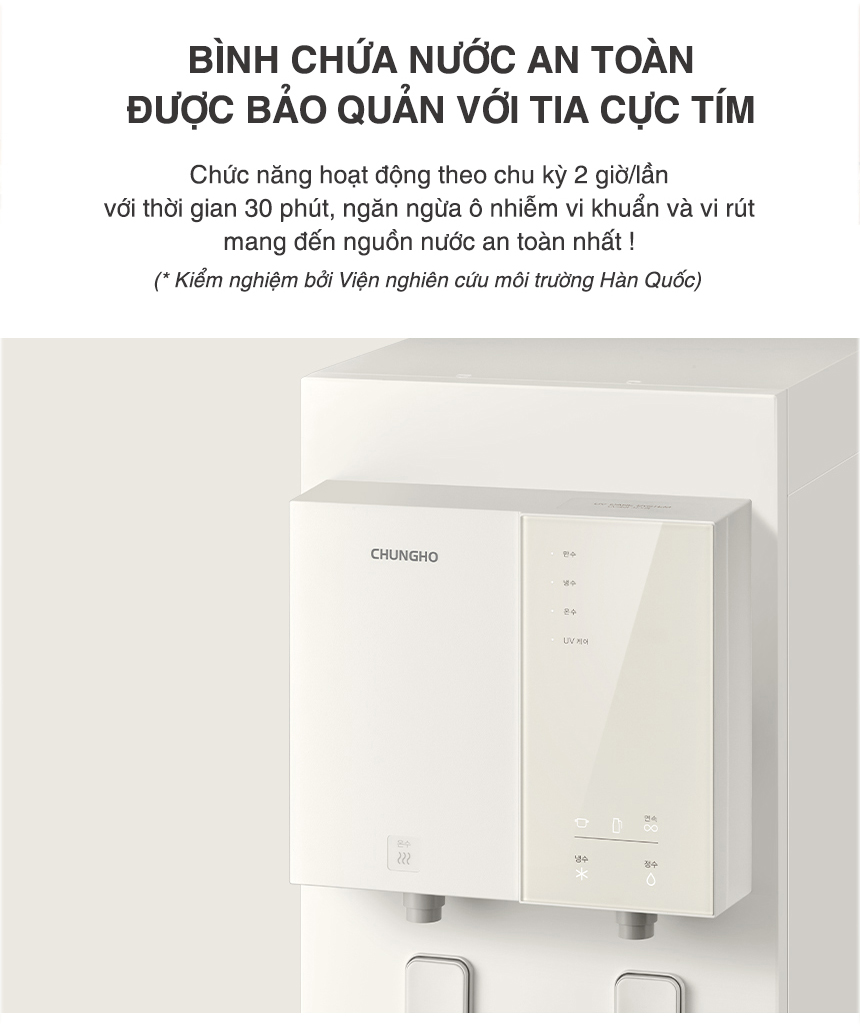 máy lọc nước nóng lạnh Chungho